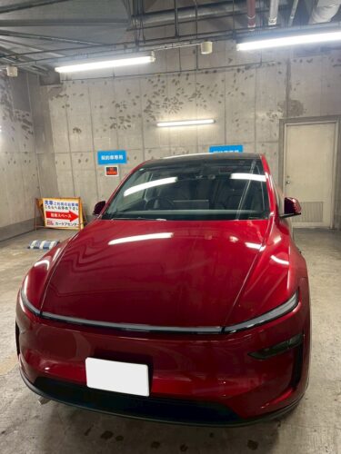 エシュロンナノフィルコート　テスラモデルY
